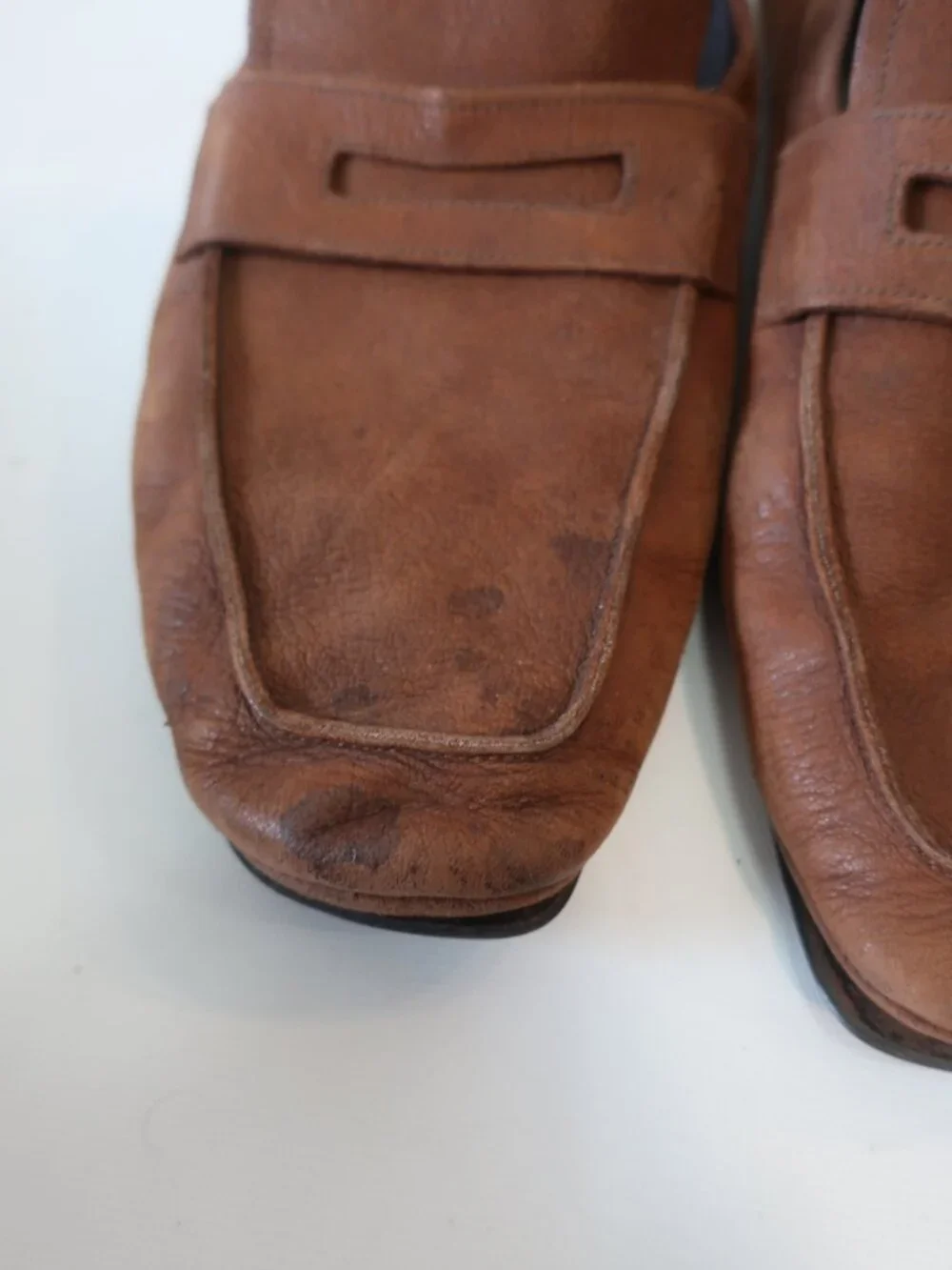 Mens Prada Brown Leather Slip On Loafers 11 - Picture 3 of 11